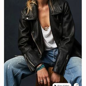 Jealousy Jealous Black Leather Motorcycle Jacket BRAND NEW WITH TAGS